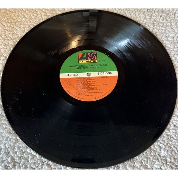 Crosby, Stills, Nash and Young - American Dream Vinyl LP 1988 Atlantic - Picture 3 of 4